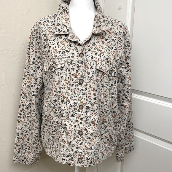 Christopher & Banks Tops - Christopher & Banks Linen jacket Womens XL Over shirt button down Fall collared